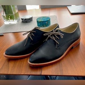 Nisolo Women’s Classic Black Oxfords Size 7